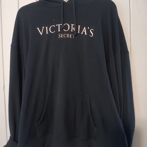 Victoria's Secret Black Pullover Hoodie